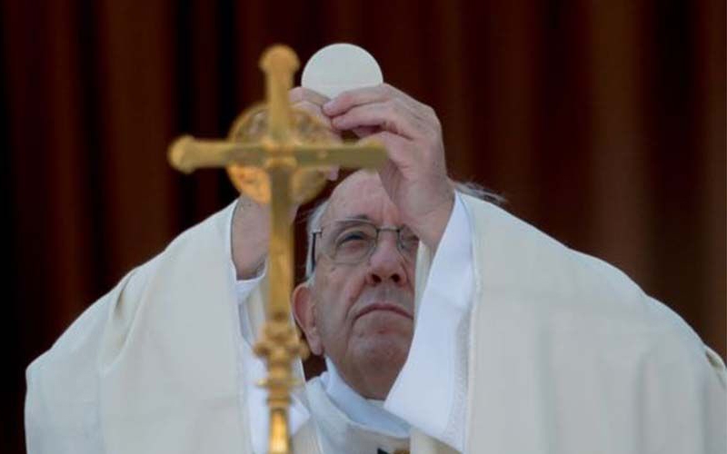 El Papa Francisco celebró este año la Solemnidad del Corpus Christi a las afueras de Roma