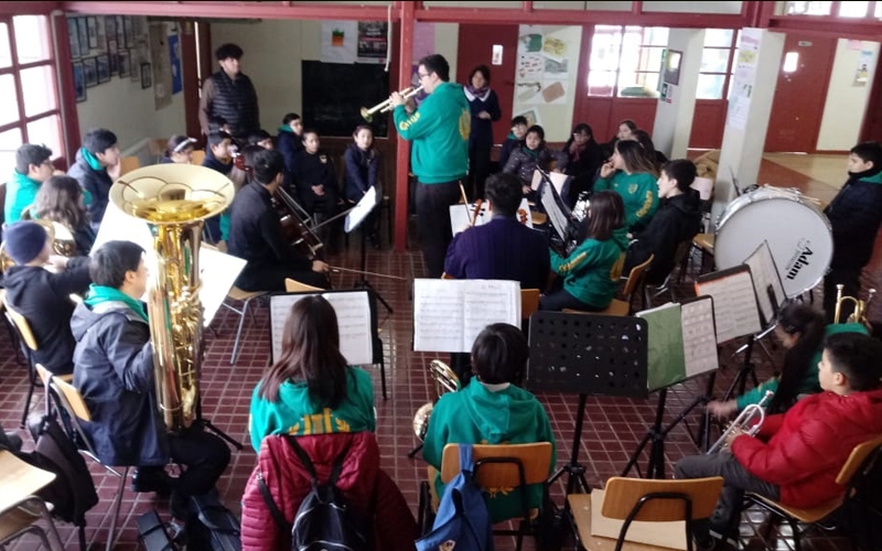 Orquesta Sinfónica visitó Villa Dorotea