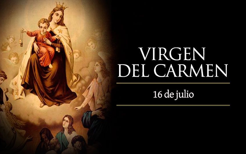 Hoy es la fiesta de la Virgen del Carmen, la más bella flor del jardín de Dios