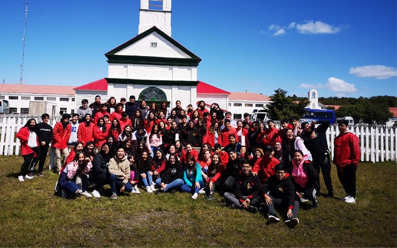 Jóvenes participaron de Campamento por los 500 años de la primera misa en Magallanes