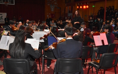 Orquestas de Talca y Pto Natales deslumbraron en el “1er Concierto de Orquestas Salesianas”