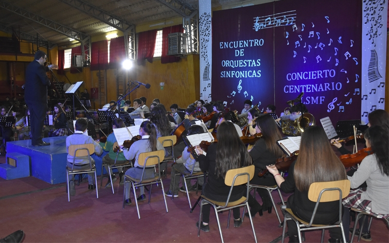 Espléndido Encuentro de Orquestas juveniles e infantiles en el LSMF