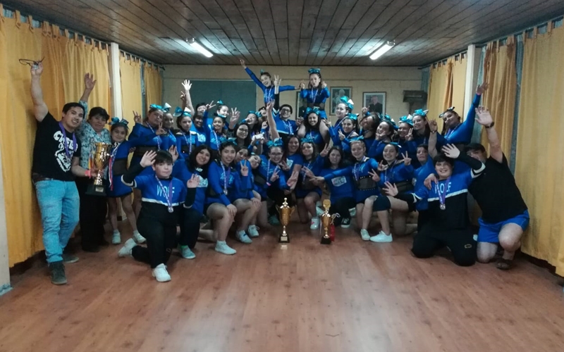Cheerleaders BlackWolf destacaron a nivel nacional en el Cheer Chile