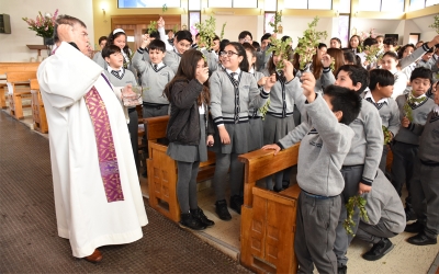 Comunidad Educativa Pastoral del LSMF inició la Semana Santa