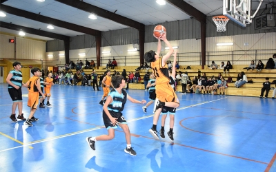 LSMF participó en la etapa comunal de basquetbol sub 14 de los JDE