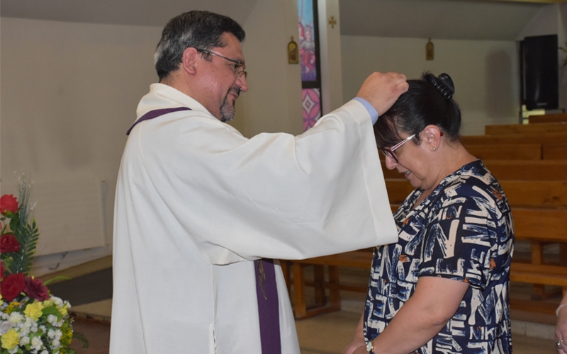 Comunidad religiosa celebró su primera eucaristía junto al personal del LSMF