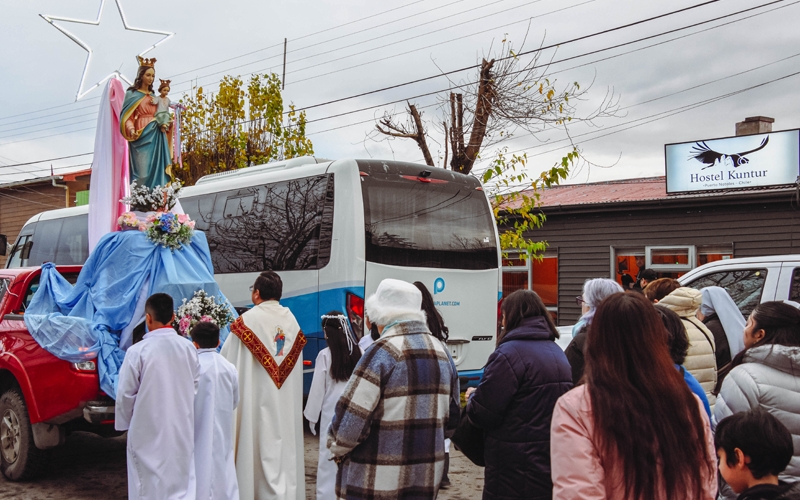 Puerto Natales celebró con alegría la Solemnidad de María Auxiliadora