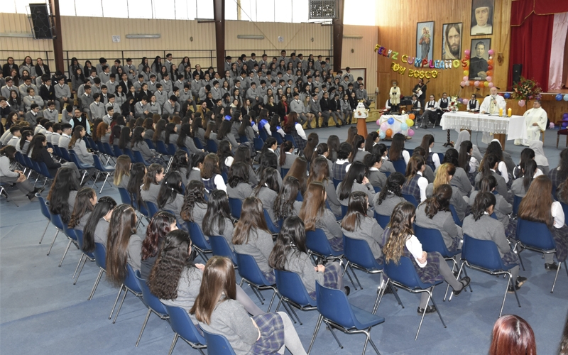 Colegios Salesianos se reunieron para celebrar los 204 años de Don Bosco